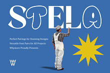 Stela Serif Grafity Font Duo
