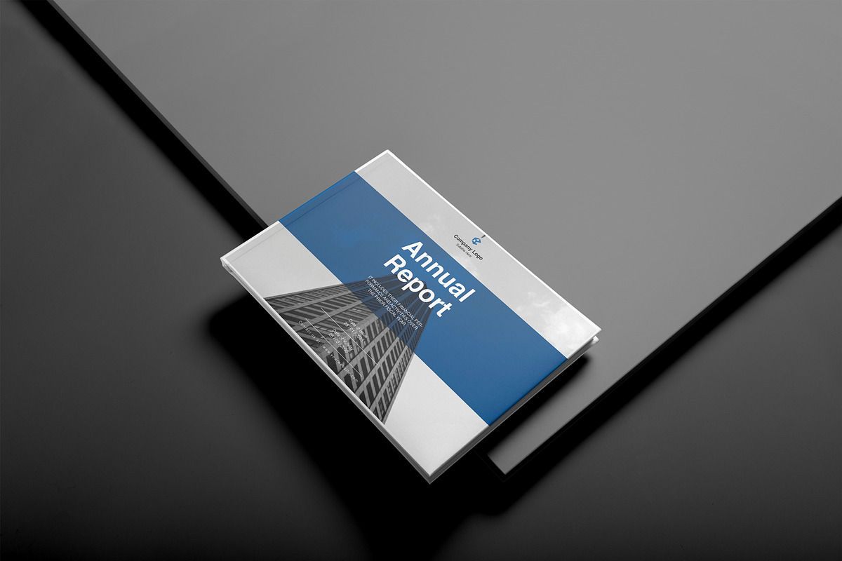 Annual Report Template Landscape, a Brochure Template by DesignCrest (Photo 2 of 13)