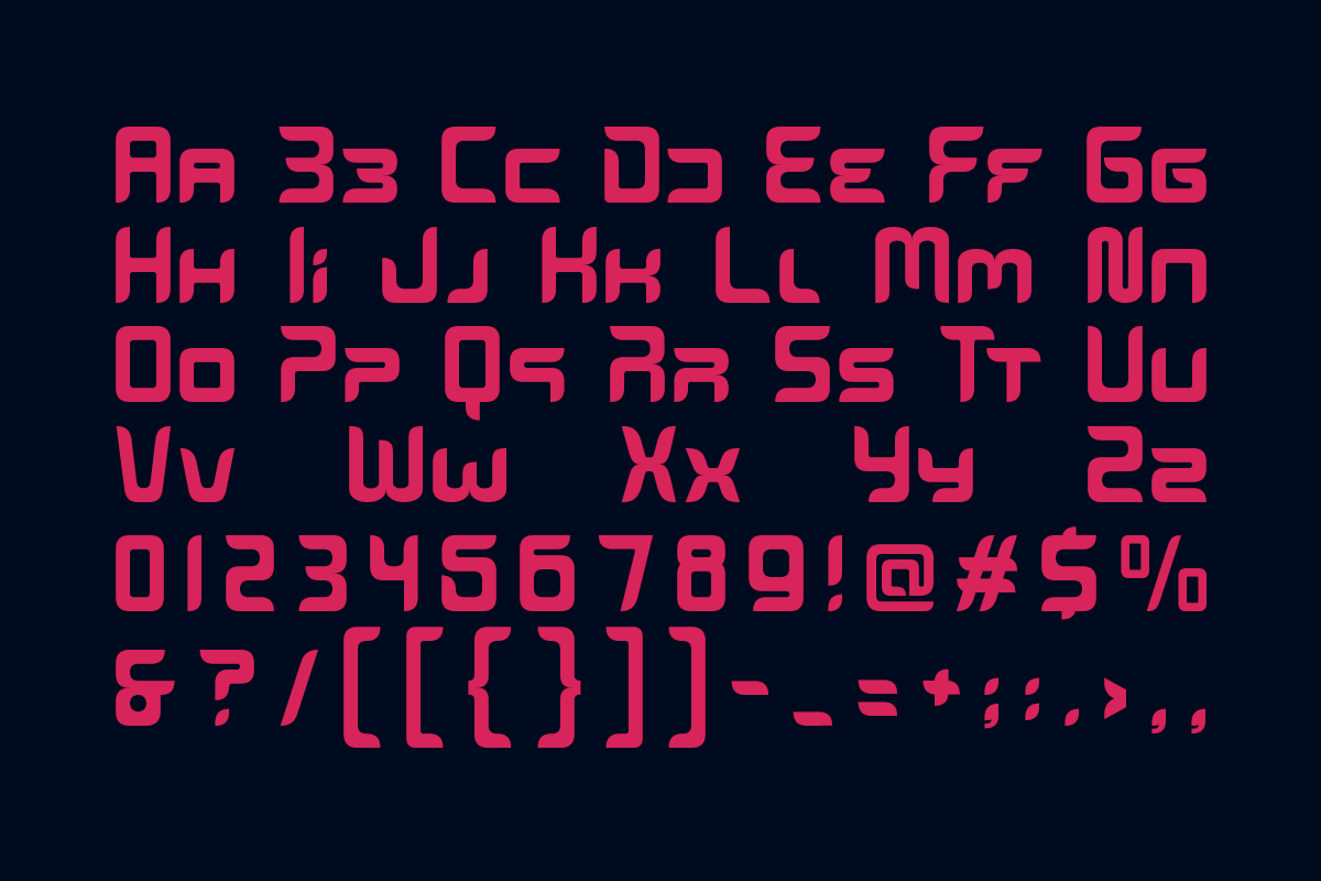 Corptic - Futuristic Modular Display, a Sans Serif Font by Pandeka Studio (Photo 9 of 9)