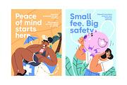 Insurance policies concept set, a Finance Illustration by PaperTrident (Thumbnail 11 of 12)