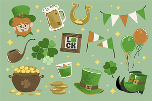 Saint Patricks Vector Illustration, a Seasonal Illustration by tomatstudio