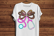 Glitter Bow Stethoscope PNG – Nurse, an Illustration by iloveTemplate (Thumbnail 6 of 6)