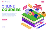 Online distance education from home, an Education Illustration by TAlex (Thumbnail 5 of 6)