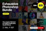 Exhaustive Photoshop Effects Bundle, a Layer Style Add-On by pixelbuddha.net (Thumbnail 1 of 84)