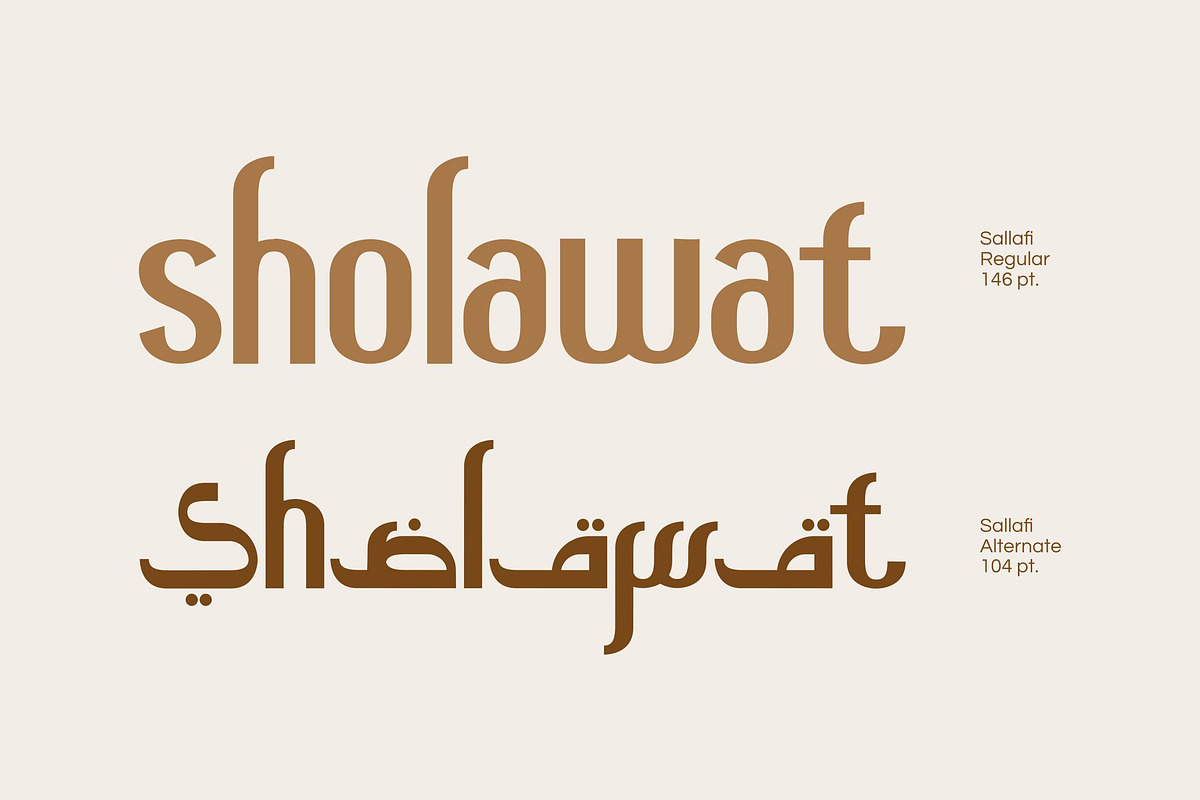 Sallafi - Arabic Font Style, a Font by Imoodev (Photo 3 of 5)