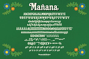 Mañana – A Fanciful Retro Font, a Serif Font by Komet & Flicker (Thumbnail 15 of 15)