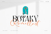 BOTAKY Romellast, a Serif Font by alit design (Thumbnail 1 of 19)