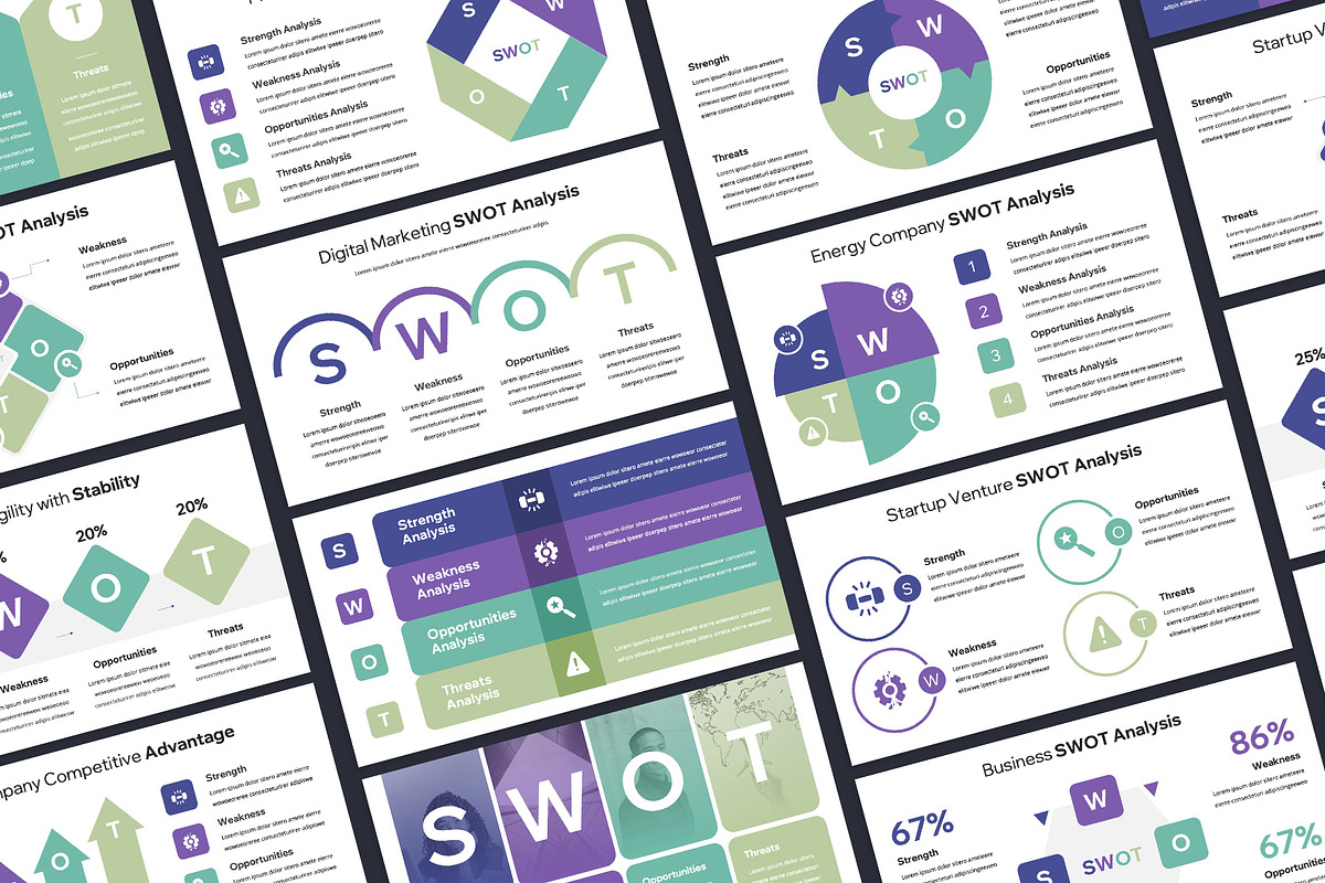 SWOT Infographics PowerPoint, a Presentation Template by rgbryand (Photo 6 of 7)