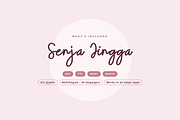 Senja Jingga – Script, a Script Font by Gookkis Studio (Thumbnail 12 of 12)