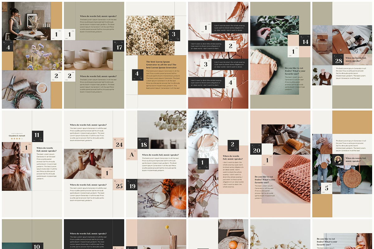 Instagram Calendar Templates Bundle, a Social Media Template by Keikoya (Photo 16 of 18)