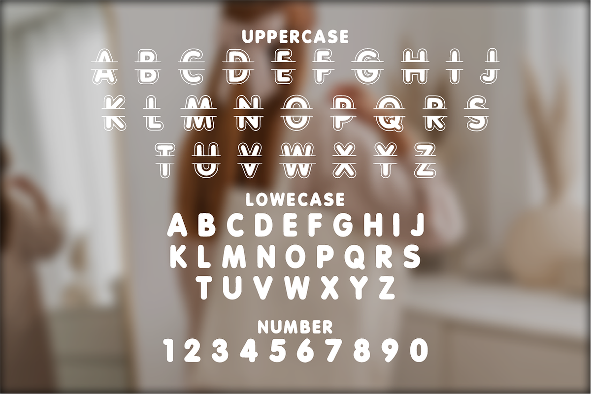 Monogram Logo -Monogram Font, a Sans Serif Font by KiddoGlyphs Studio (Photo 5 of 6)