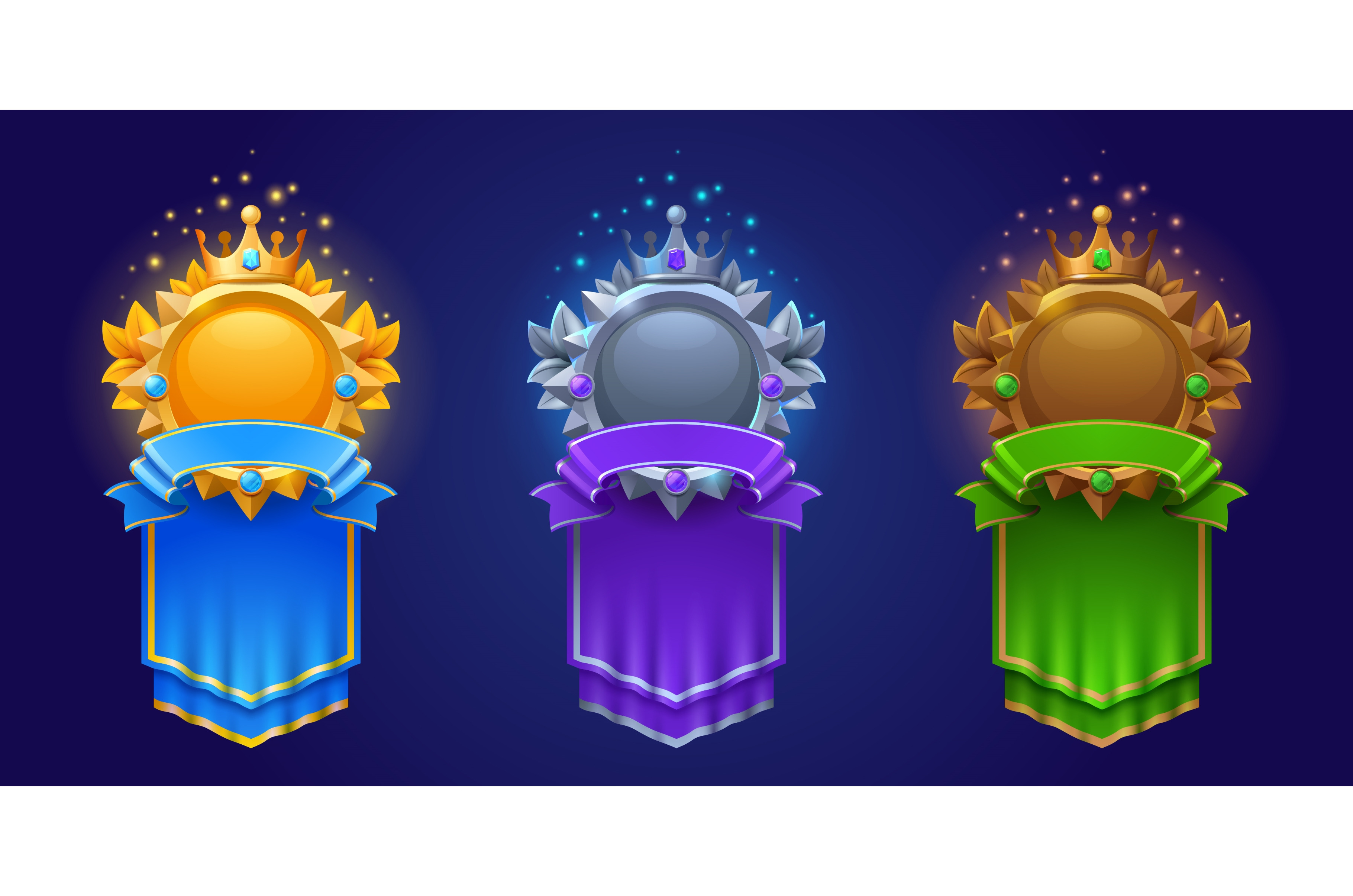 Game frames for avatar or level rate, an Object Graphic by art PVP - market