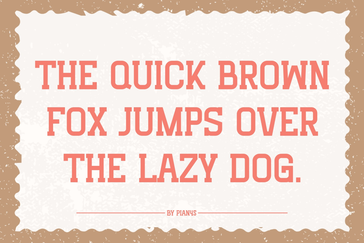 Teacher Varsity - Vintage Slab Serif, a Slab Serif Font by Pian45 Studio (Photo 7 of 7)