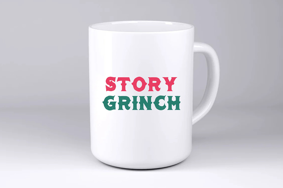 Gliter Grinchmas – Festive Christmas, a Sans Serif Font by Limited.studio (Photo 4 of 7)