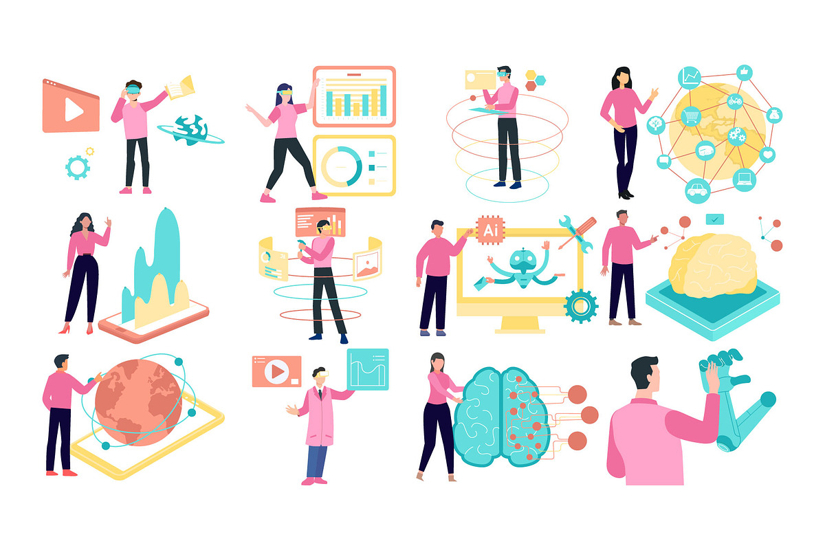 Modern Technology  Illustrations, an Illustration by Vector Portal (Photo 4 of 6)