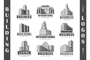 9 Building Logos Templates Vol.1
