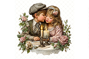 Couple in Love Clipart JPG, a Person Illustration by Memories By Lea (Thumbnail 4 of 19)