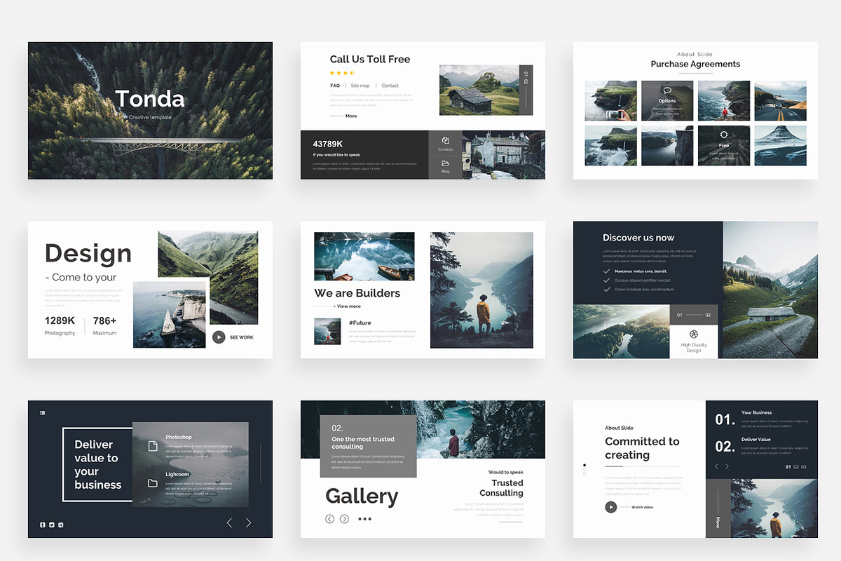 Portal Bundle Powerpoint FULL IMAGES, a Presentation Template by One Percent Studio (Photo 3 of 28)