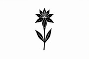 Modern Black Flower Design, an Illustration by jahid234 (Thumbnail 15 of 21)