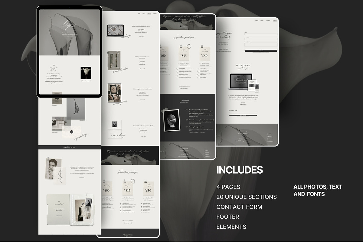 Studio Aesthetic Bundle Canva, a Social Media Template by Studio Suvelle (Photo 5 of 9)