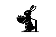 50 Easter Bunny Egg Icon Bundle, an Illustration by Artivon (Thumbnail 16 of 51)