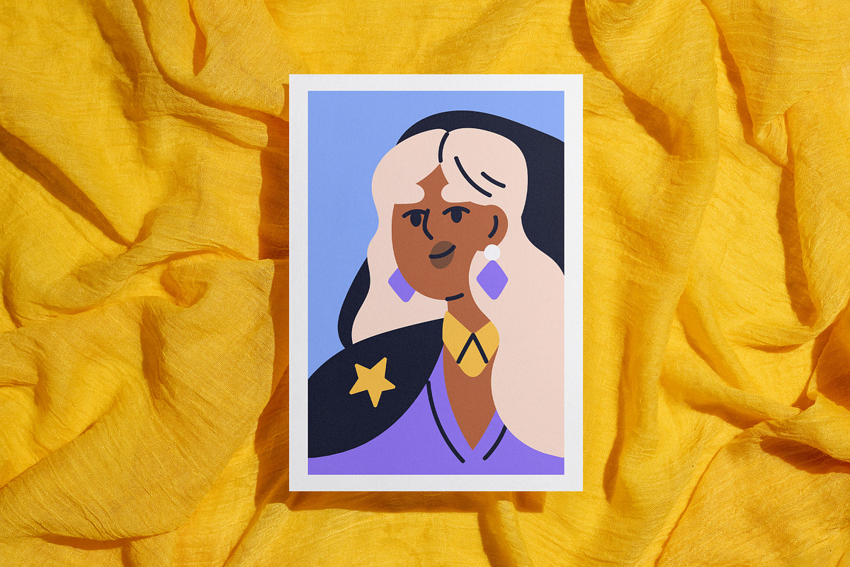 Funny face avatars, characters set, a Person Illustration by Good Studio (Photo 11 of 11)