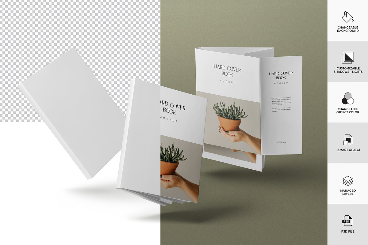 Book Mockup, a Product Mockup by ZippyPixels (Photo 2 of 6)