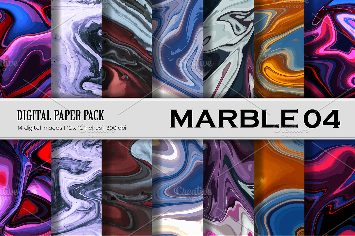 Big Bundle Digital Paper Marble., a Texture Graphic by KENO Mascots (Photo 5 of 11)