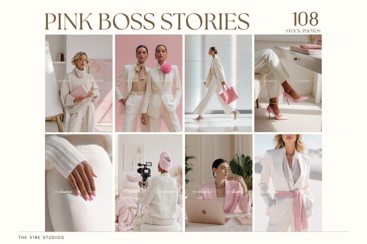 Feminine Office Stock Photos Bundle, a Photo by The Vibe Studios (Photo 1 of 9)