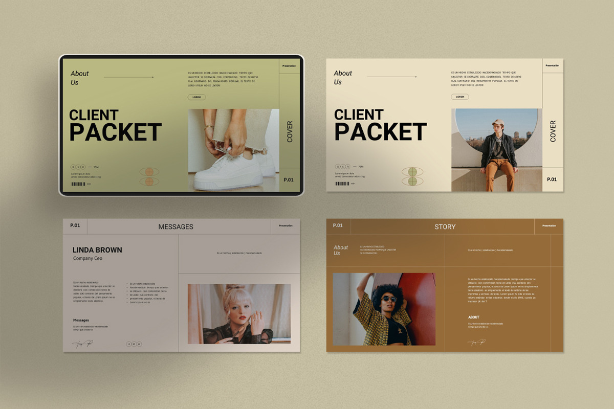Welcome Packet Presentation Template, a Presentation Template by Dream-Lab