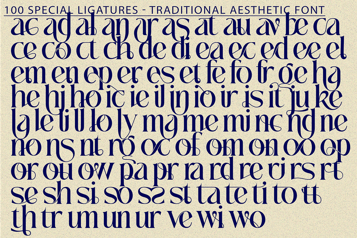 Traditional Aesthetic - Modern Serif, a Serif Font by 177Studio (Photo 8 of 8)