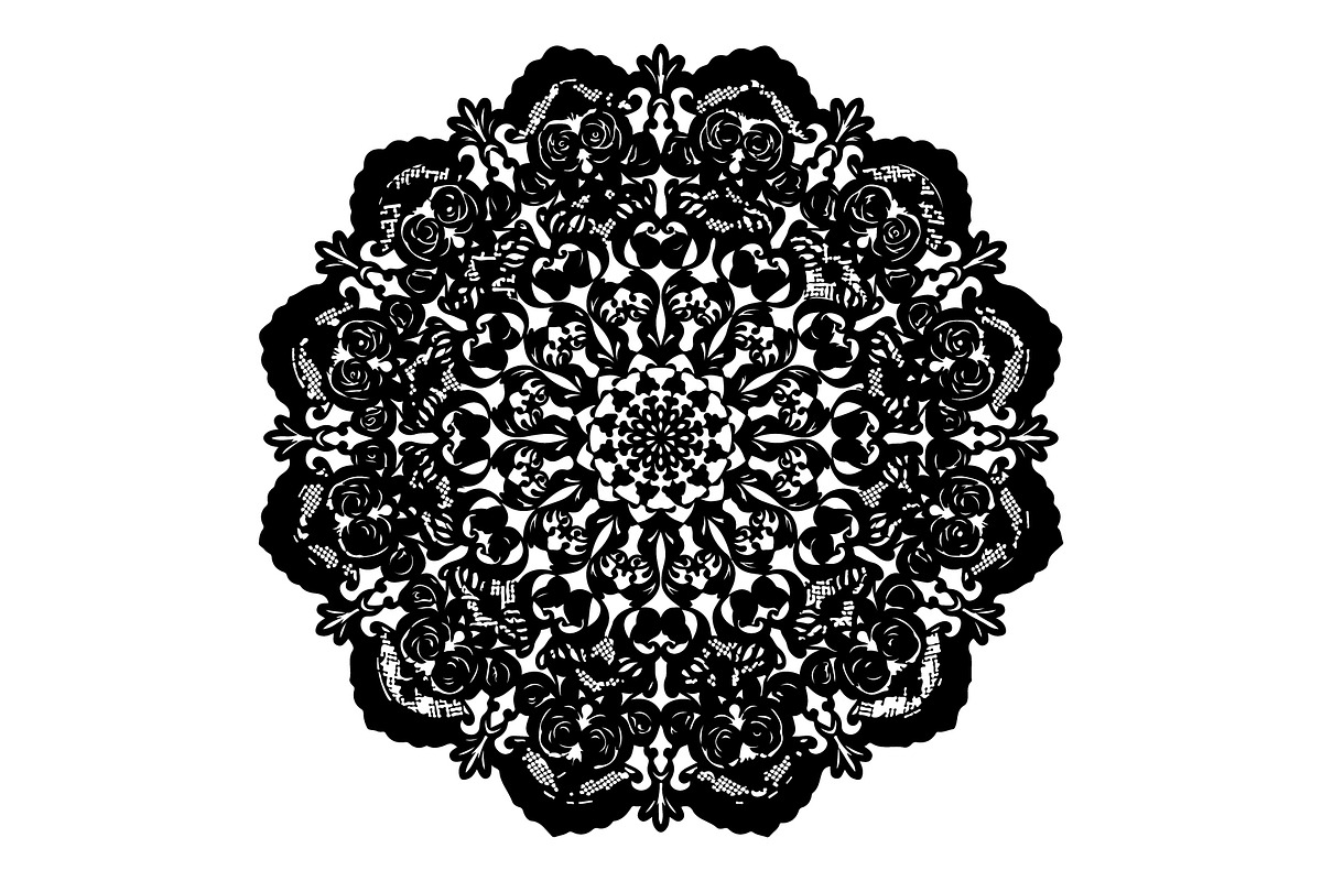 Intricate Floral Mandala Vector, an Object Graphic by Gfx_Store (Photo 15 of 16)
