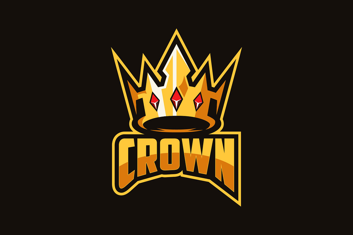 Crown Esports Logo Templates, a Branding & Logo Template by kidzdsgn (Photo 2 of 3)