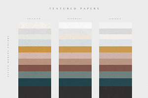 Paper Textures In Modern Colors