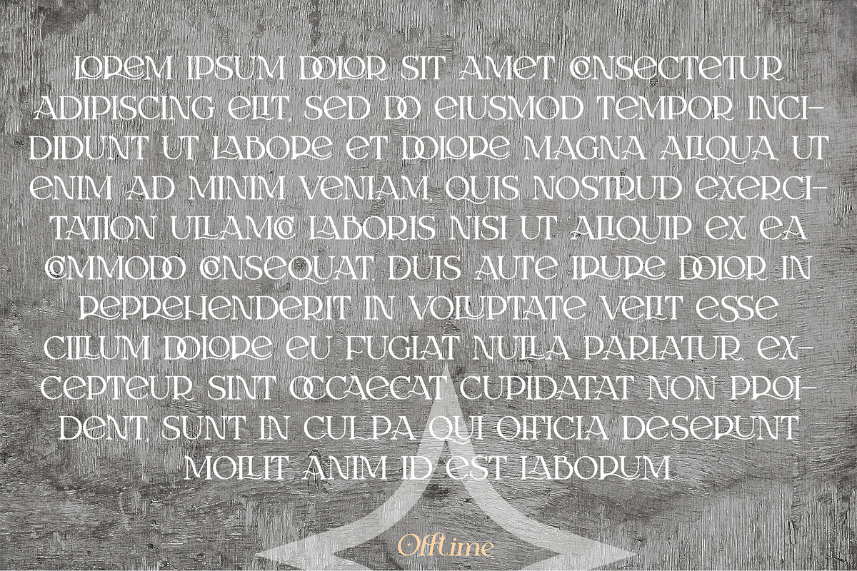 Offtime | Modern Ligature Serif Font, a Serif Font by Kandella's Art (Photo 22 of 23)