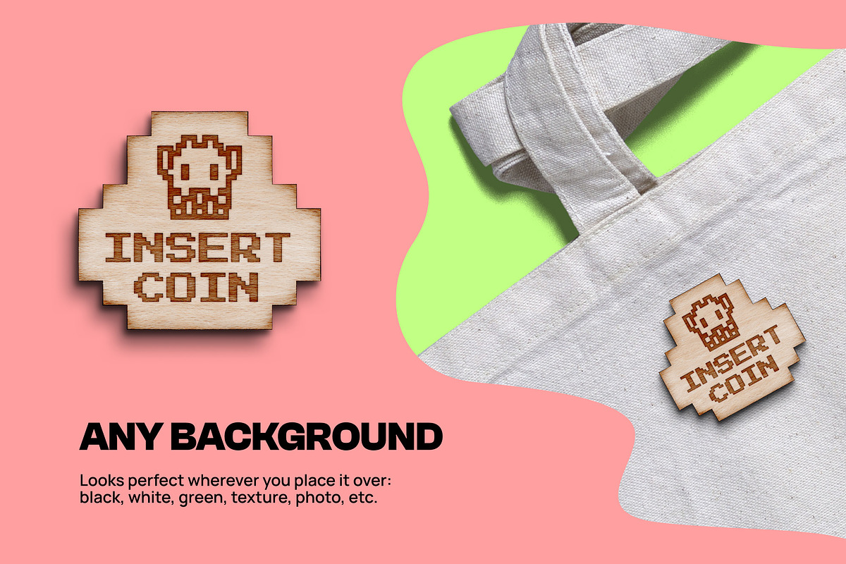 Wooden Badge Generator, a Product Mockup by BULBFISH (Photo 4 of 10)