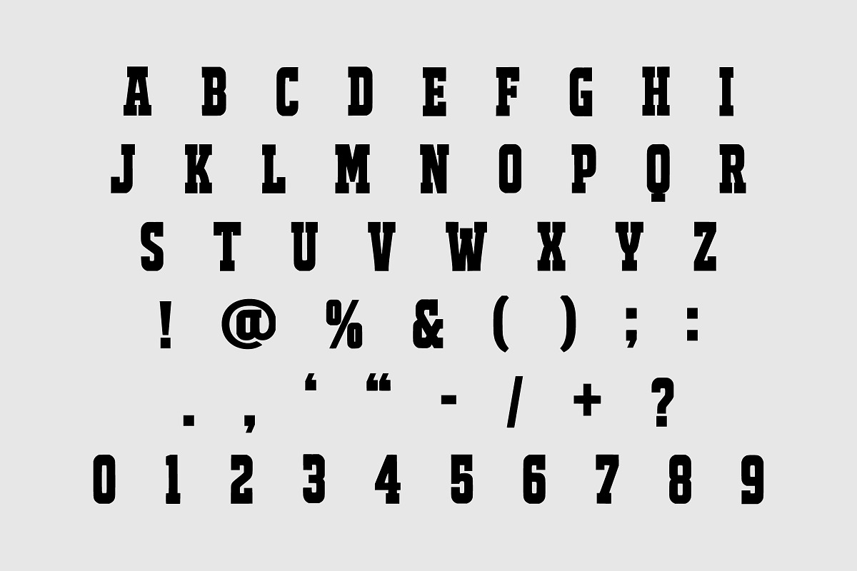 College Script, a Slab Serif Font by Limited.studio (Photo 5 of 5)