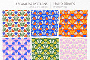 Royal Blue Patterns, a Pattern Graphic by GVGraphics (Thumbnail 4 of 9)
