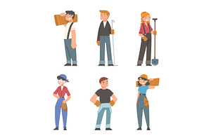 Handyman or Fixer as Skilled Man, a Person Illustration by TopVectors