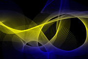 Yellow Circle with Blue Background, a Wallpaper Graphic by NJ Himel (Thumbnail 7 of 11)