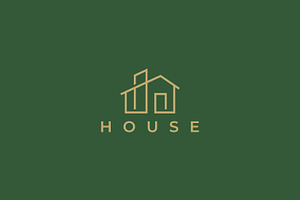 Modern Real Estate Logo House, a Branding & Logo Template by Signatoro