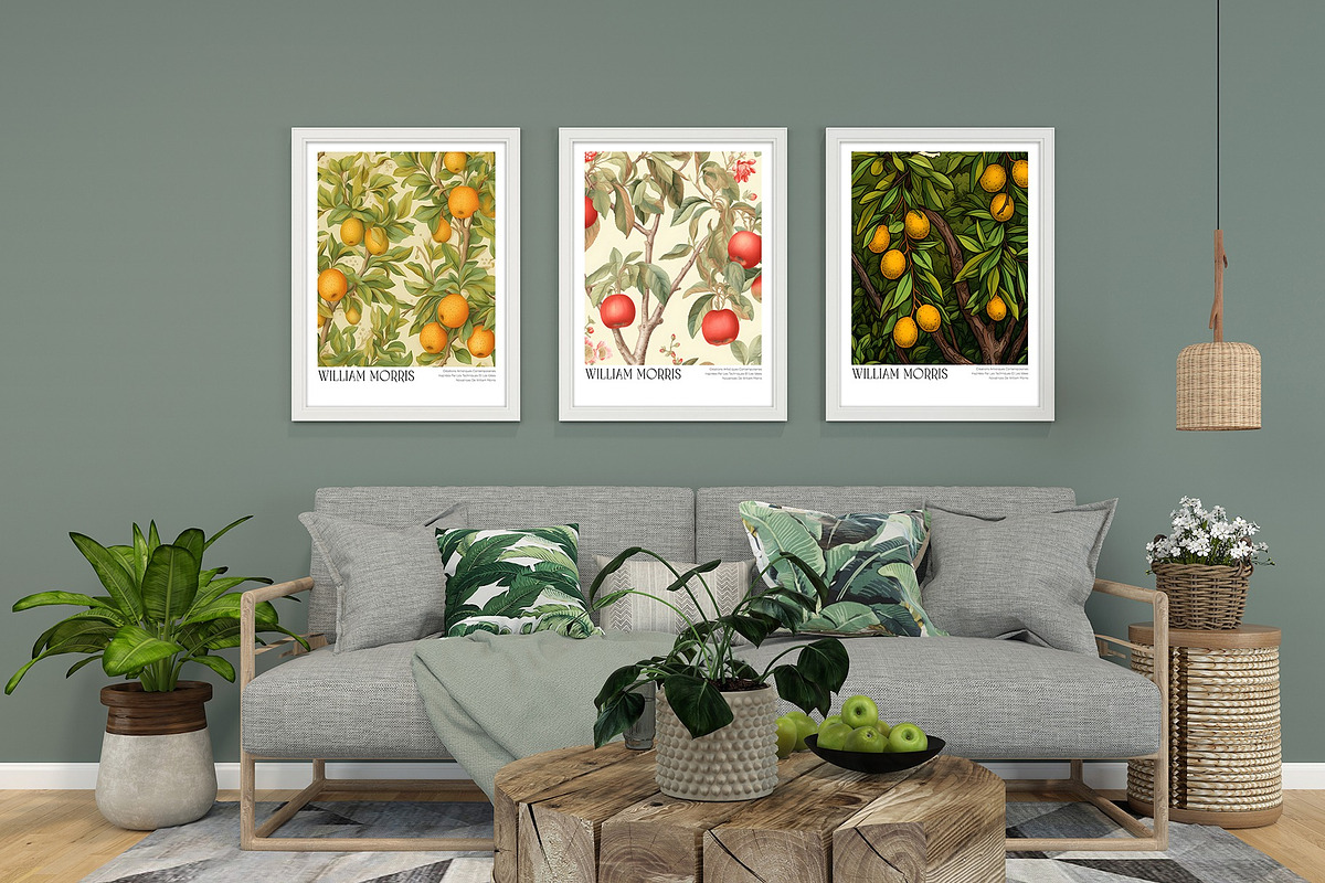 Print Poster William Morris Style, a Decorative Illustration by Vibrand Studio (Photo 9 of 13)