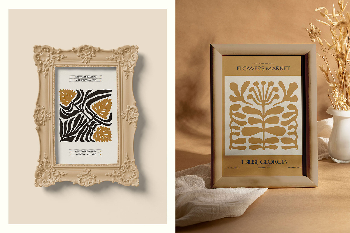 Neutral Floral | Wall Art Collection, an Object Graphic by Leleka.Store (Photo 15 of 18)