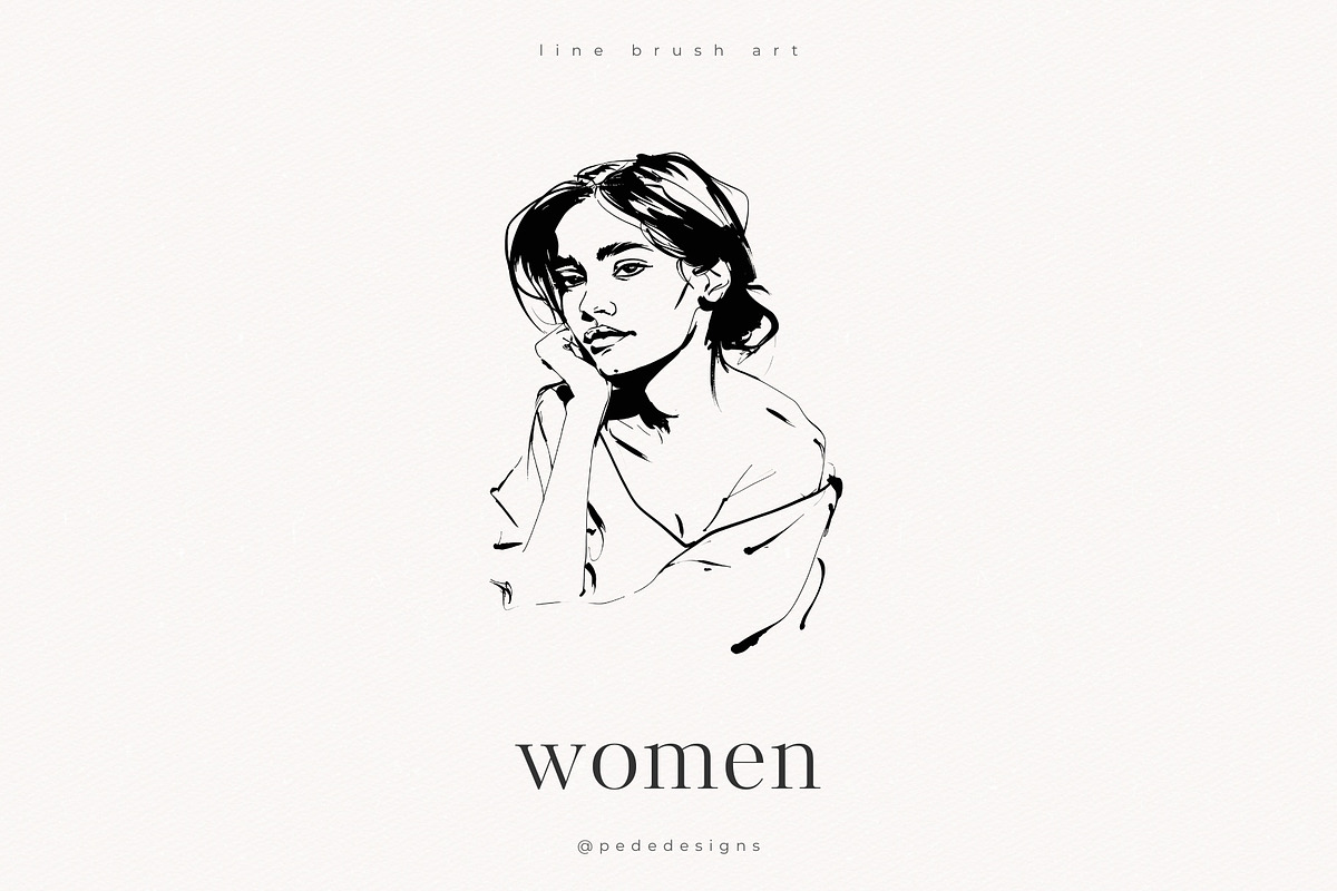 Women I, a Person Illustration by PeDe Designs (Photo 5 of 6)