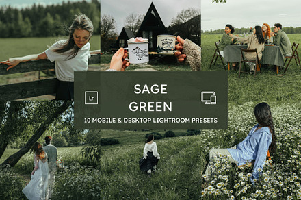 10 Sage Green Lightroom Presets
