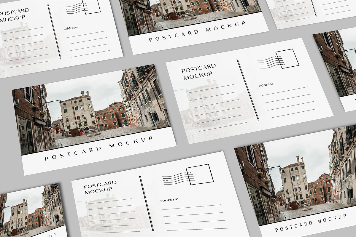 Realistic Postcard Mockup, an Advertising Mockup by lamorastudio (Photo 7 of 9)