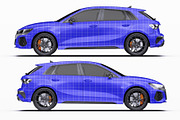 Performance Sportback Hatchback Set, an Advertising Mockup by Halal Graphic Studio (Thumbnail 9 of 12)