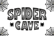 Spider Cave - Cartoon Font Types, a Font by KiddoGlyphs Studio (Thumbnail 1 of 3)