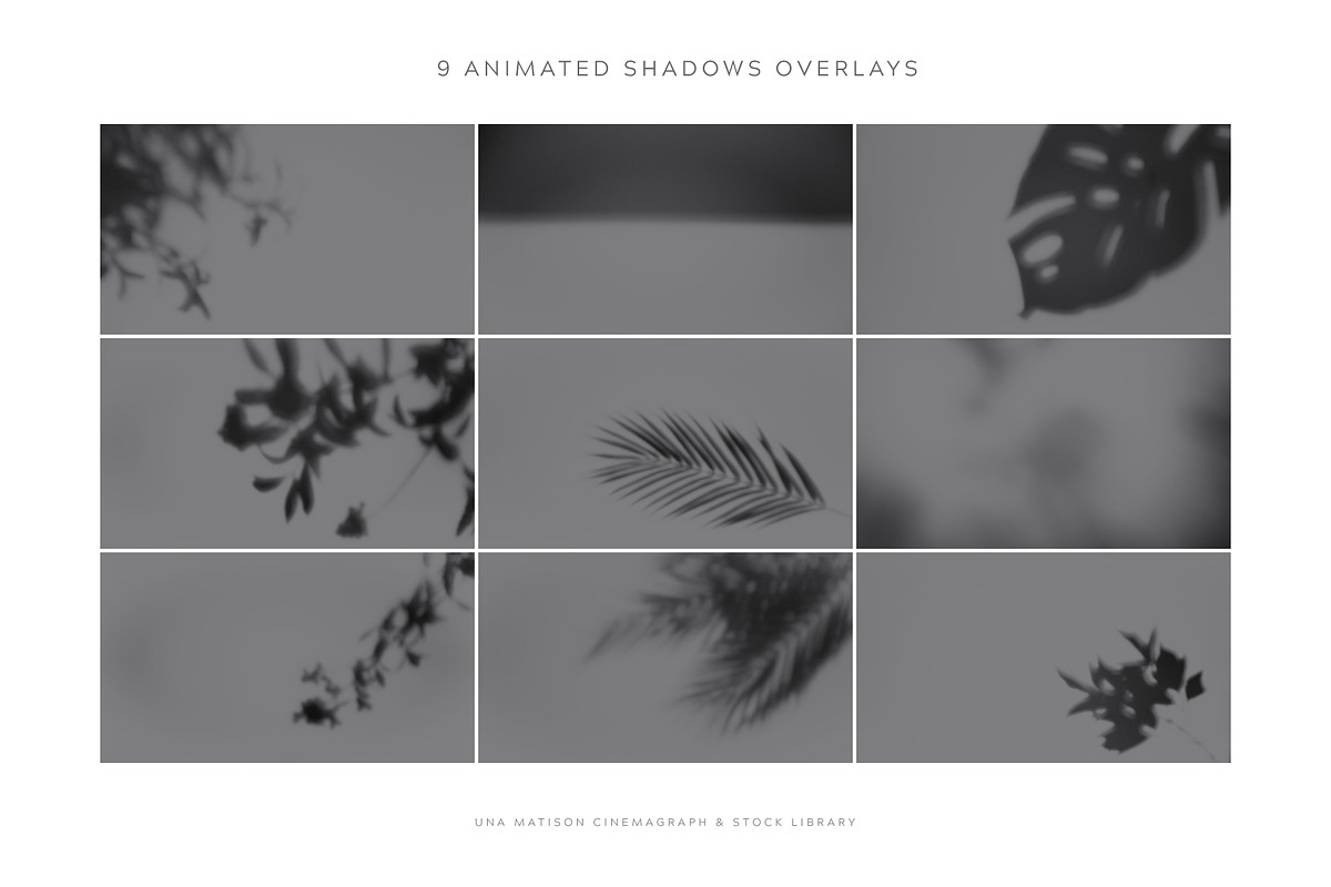 Animated shadows overlays+Bonus, a Product Mockup by Una Matison (Photo 3 of 6)
