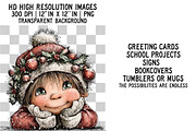 Cute little Christmas boy Clipart, an Illustration by Craft Nest (Thumbnail 2 of 5)
